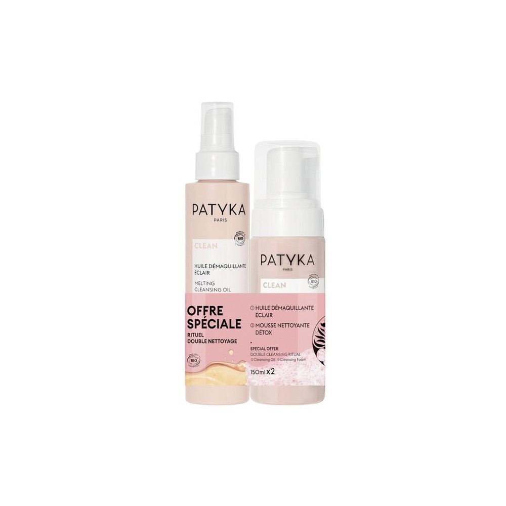 Patyka Cleansing Oil 150ml + Cleansing Foam 150ml Set of 2 Pieces