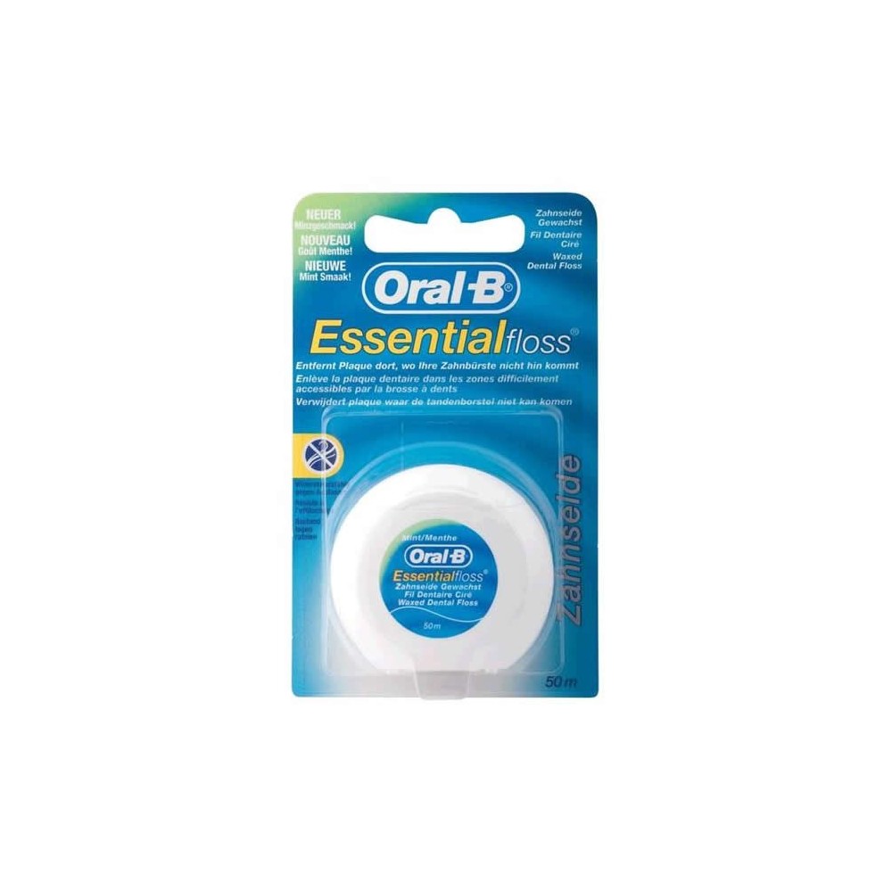 Oral-B Essential Floss Waxed Mint 50m
