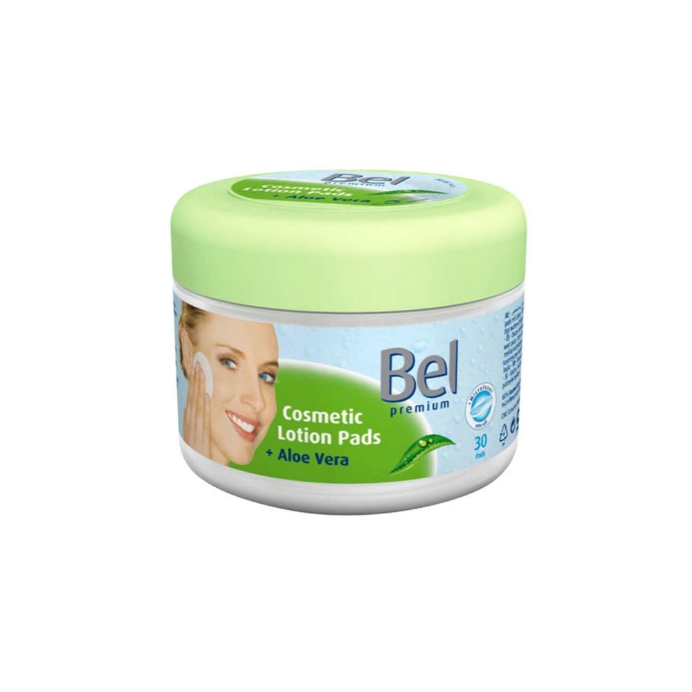 Bel Premium Cosmetic Lotion Pads Aloe Vera 30 Units