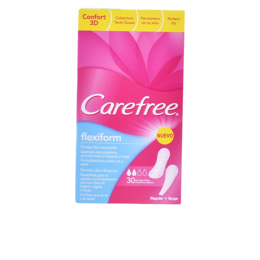 Carefree Flexiform Pantyliners 30 Units