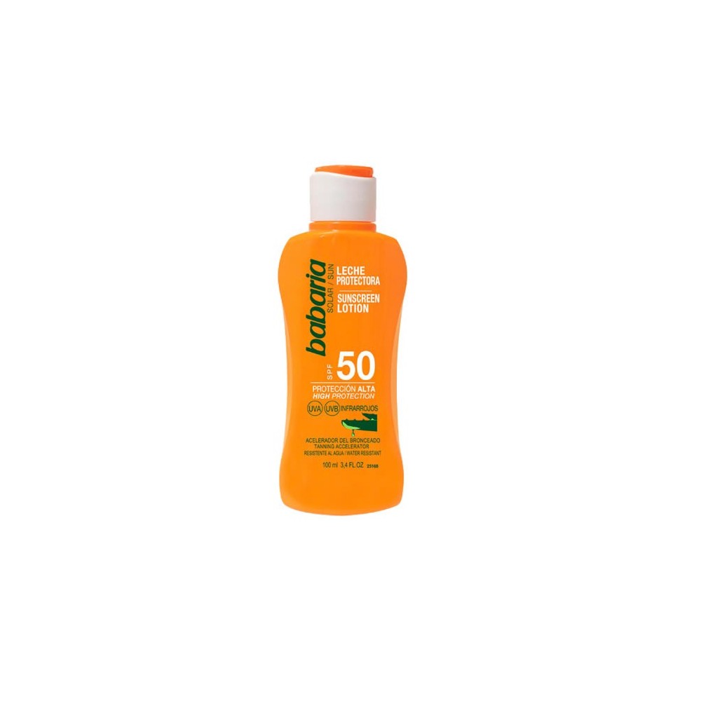 Babaria Losjonas nuo saulės su alavijais Spf50, 100ml
