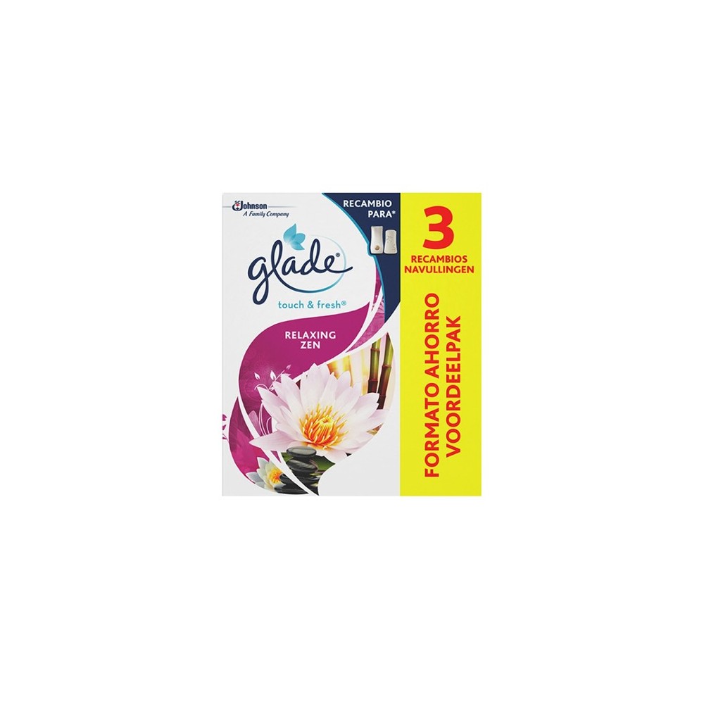 Glade Touch And Fresh Relaxing Zen 3 Oro gaiviklio papildymas