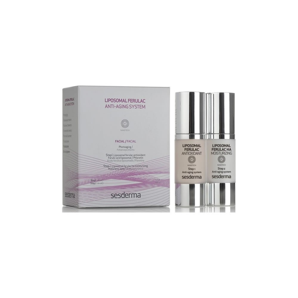 Sesderma Liposominė Ferulac Anti Aging Systema prieš odos senėjimą  2x30ml