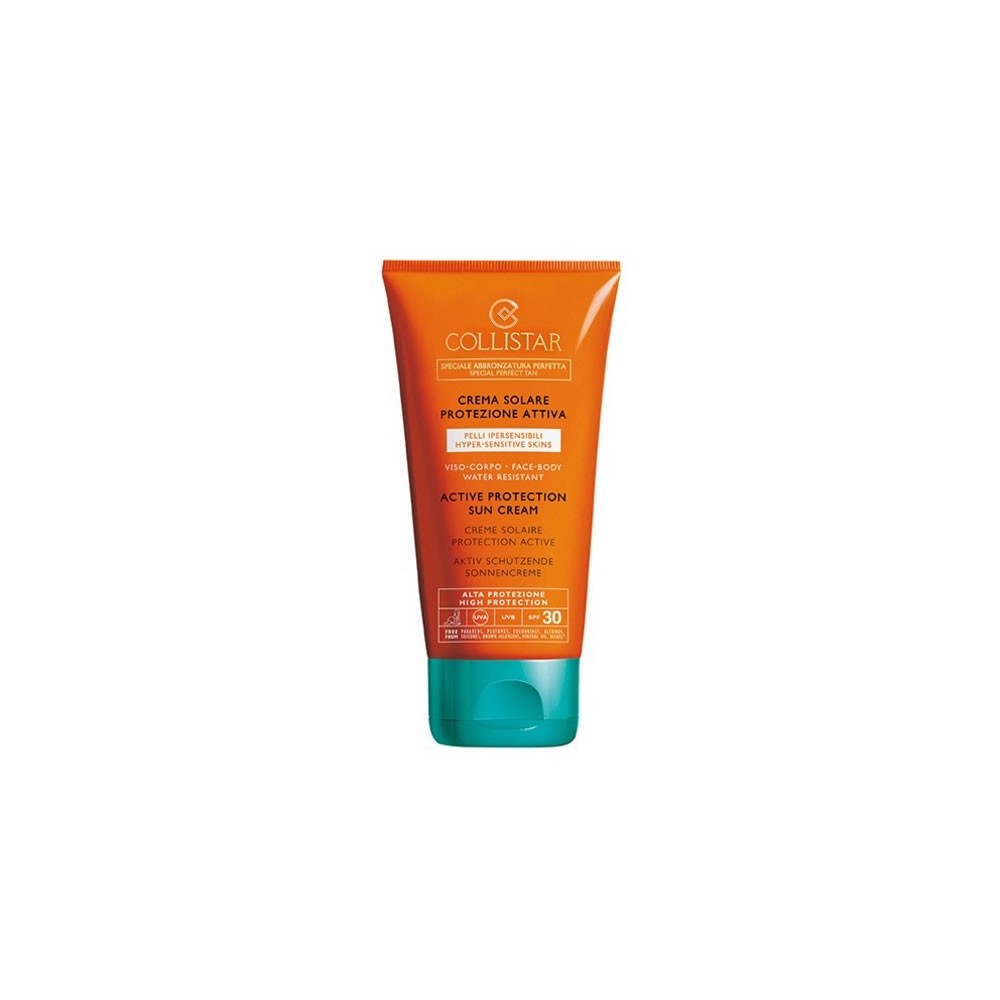 Collistar Active Protection Sun Cream Face Body Spf30 Hyper Sensitive Skins 150ml