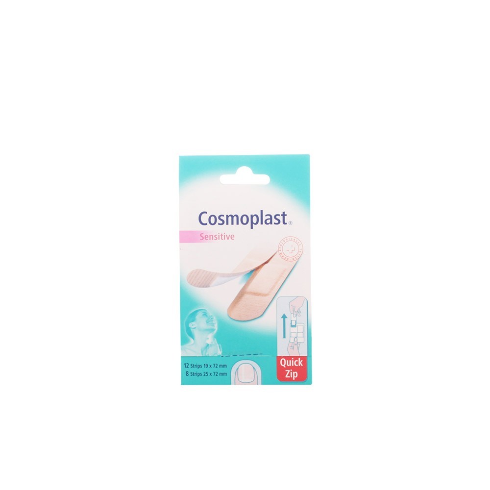 Cosmoplast Sensitive Stripes Quick-Zip 20 vienetų