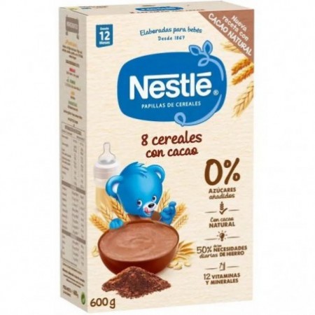 Nestle Nestlé Gruel 8 Cereals Cocoa 600g