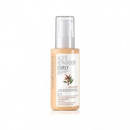 Clearé Institute Curly Curls Defined Curl Repair Oil Moisturising Shine 50ml