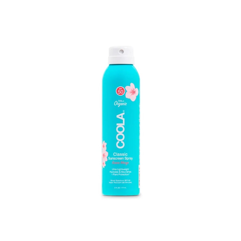 Coola Classic Body Organic Sunscreen Spray Spf50 Guava Mango 177ml