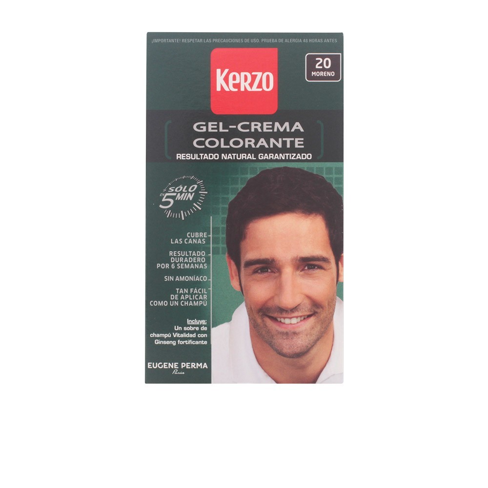 Kerzo Dye For Man Cream Gel Brown