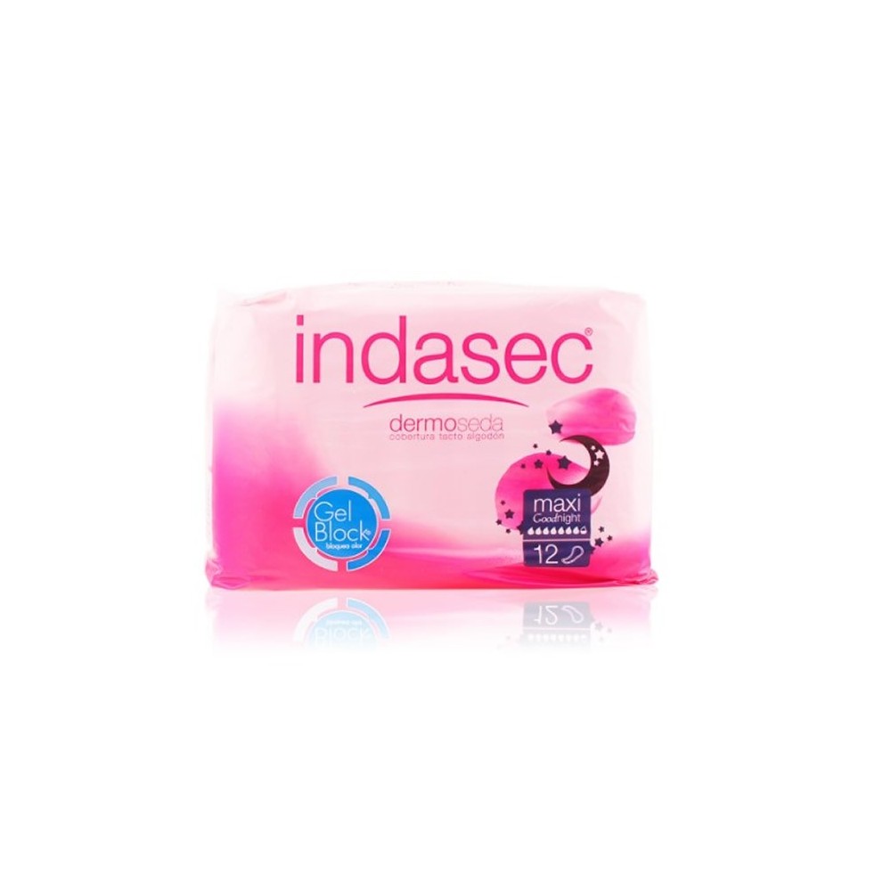 Indasec Dermoseda Good Night inkontinencijos įklotai Maxi 12 vnt
