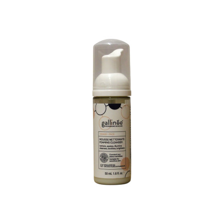 Gallinee, Microbiome Skincare, Prebiotics & Postbiotics, Purifying, Cleansing Foam, 50 ml
