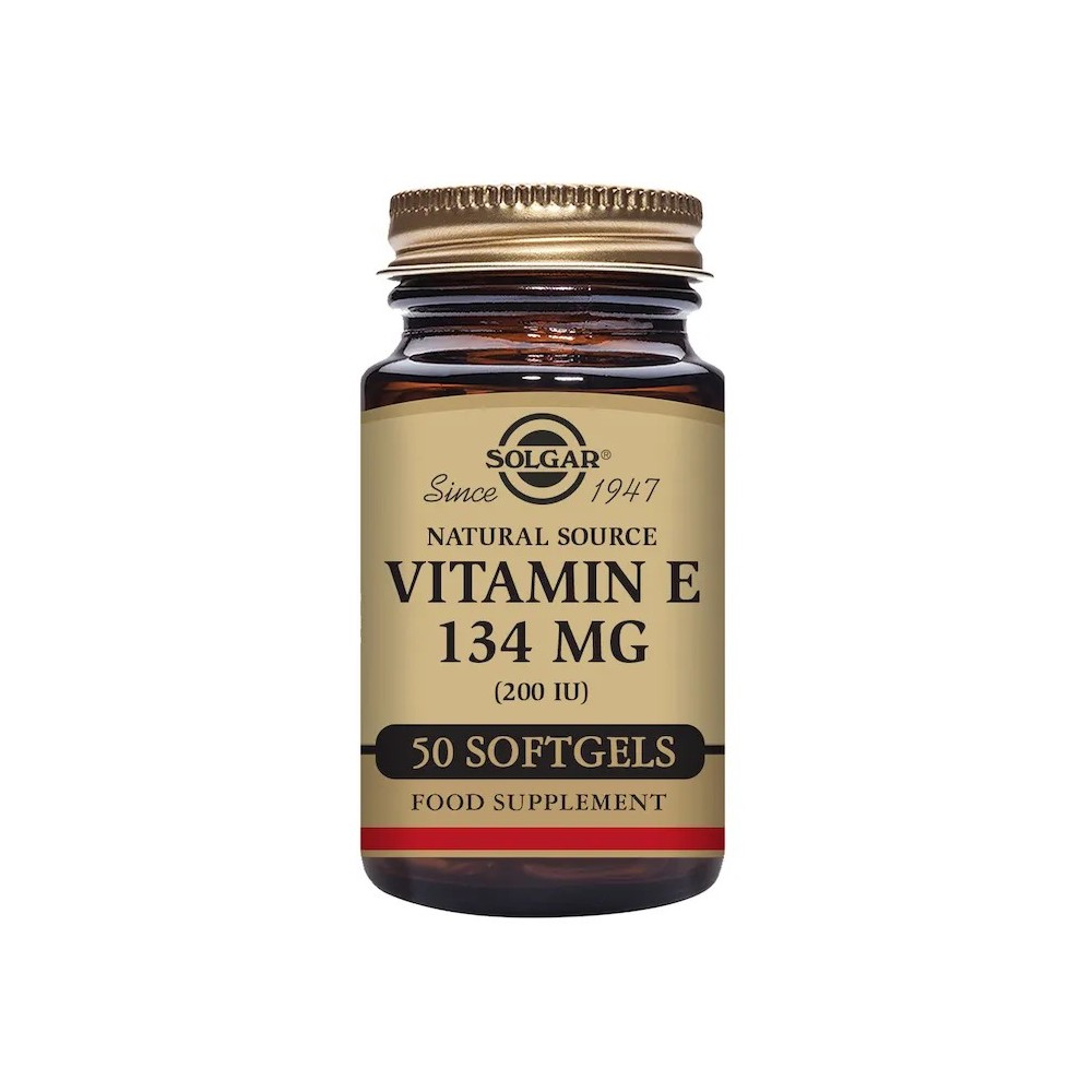 Solgar Vitamin E 134mg 200 IU 50 Softgels
