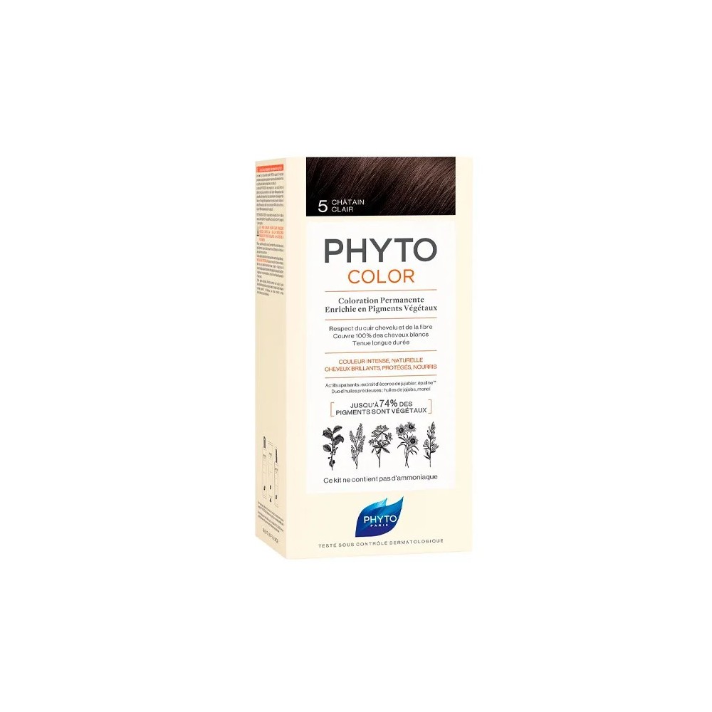 Phyto Hair Colour By Phytocolor 5 Light Brown 180g