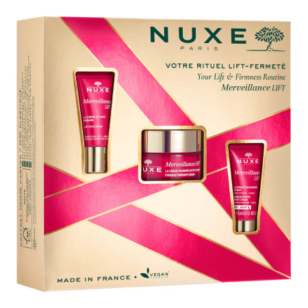 Set Nuxe: Merveillance Expert, Lifting, Cream, For Face, 50 ml + Merveillance Lift, Vegan, Lifting, Eye Cream, 15 ml + Merveilla
