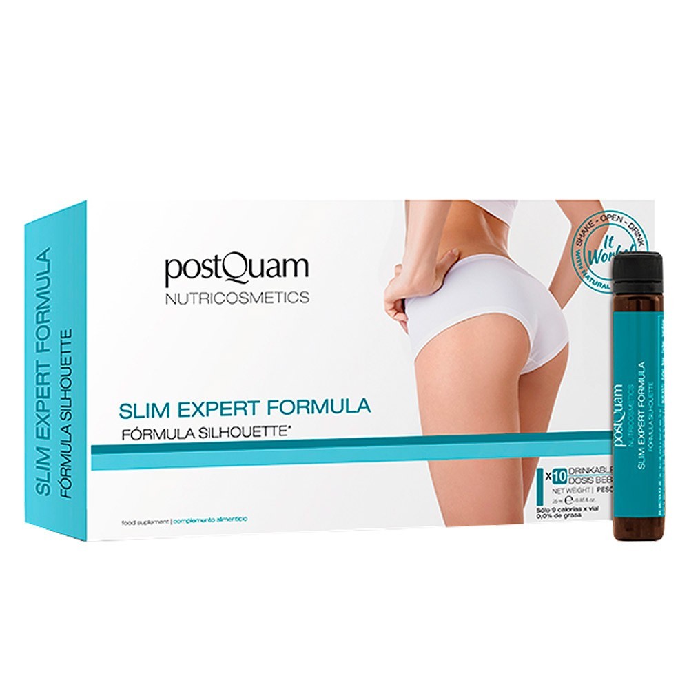 Postquam Slim Expert Formula Silhouette gražiam kūnui 10x25ml