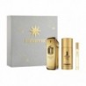 Rabanne Million Gold Eau de Parfum Intense Spray 100ml Set 3 Pieces