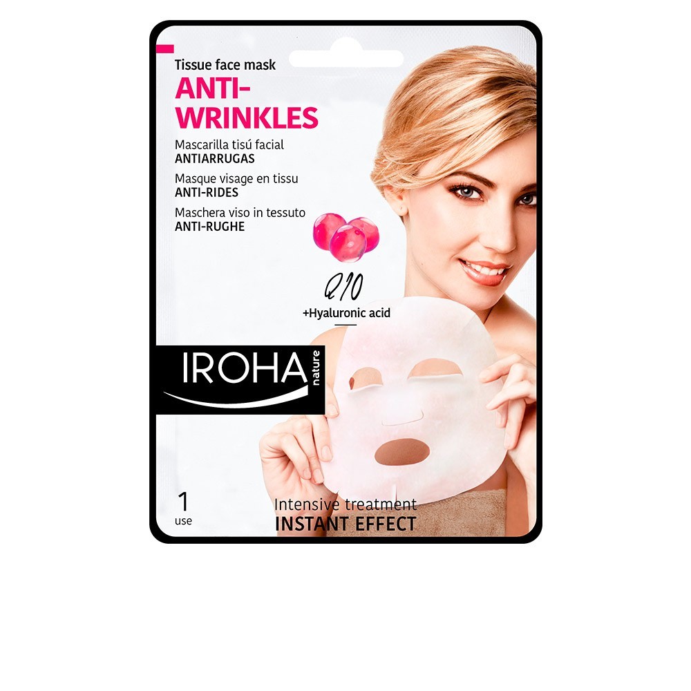 "Iroha Nature Anti Wrinkles Tissue Face Mask Q10" 1 vienetas