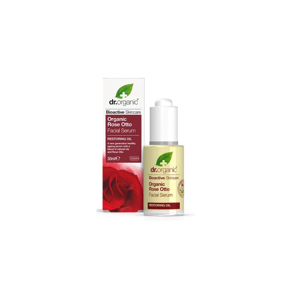 Dr. Organic Rose Otto veido serumas 30ml
