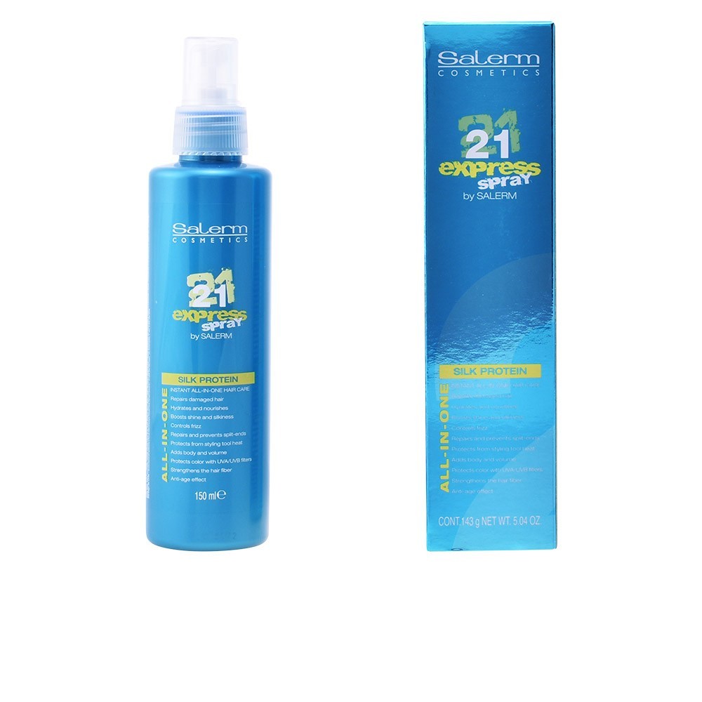 "Salerm Cosmetics 21 Express Silk Protein Spray" purškiamas šilko proteinas plaukams 150ml