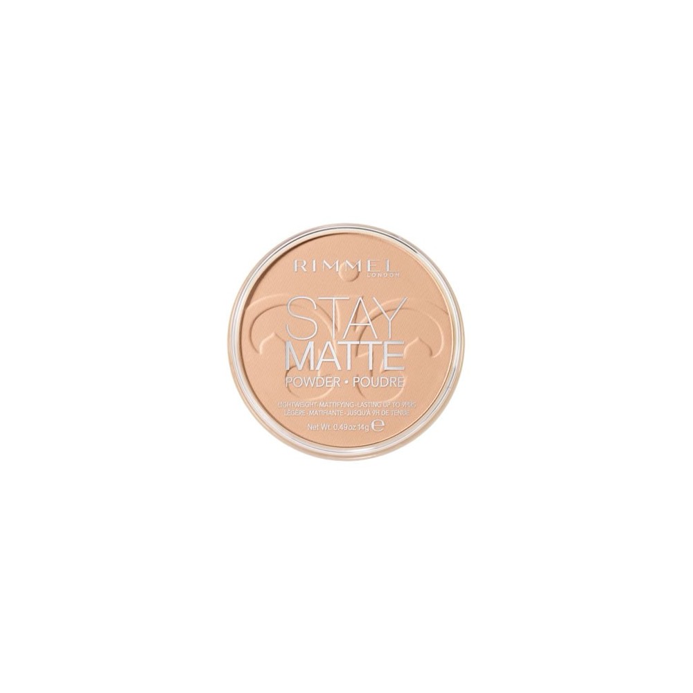 "Rimmel Stay Matte" presuota pudra 005 Silky Beige