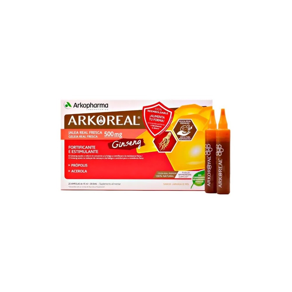 Arkopharma Arkoreal Royal Jelly + Ginseng 20U