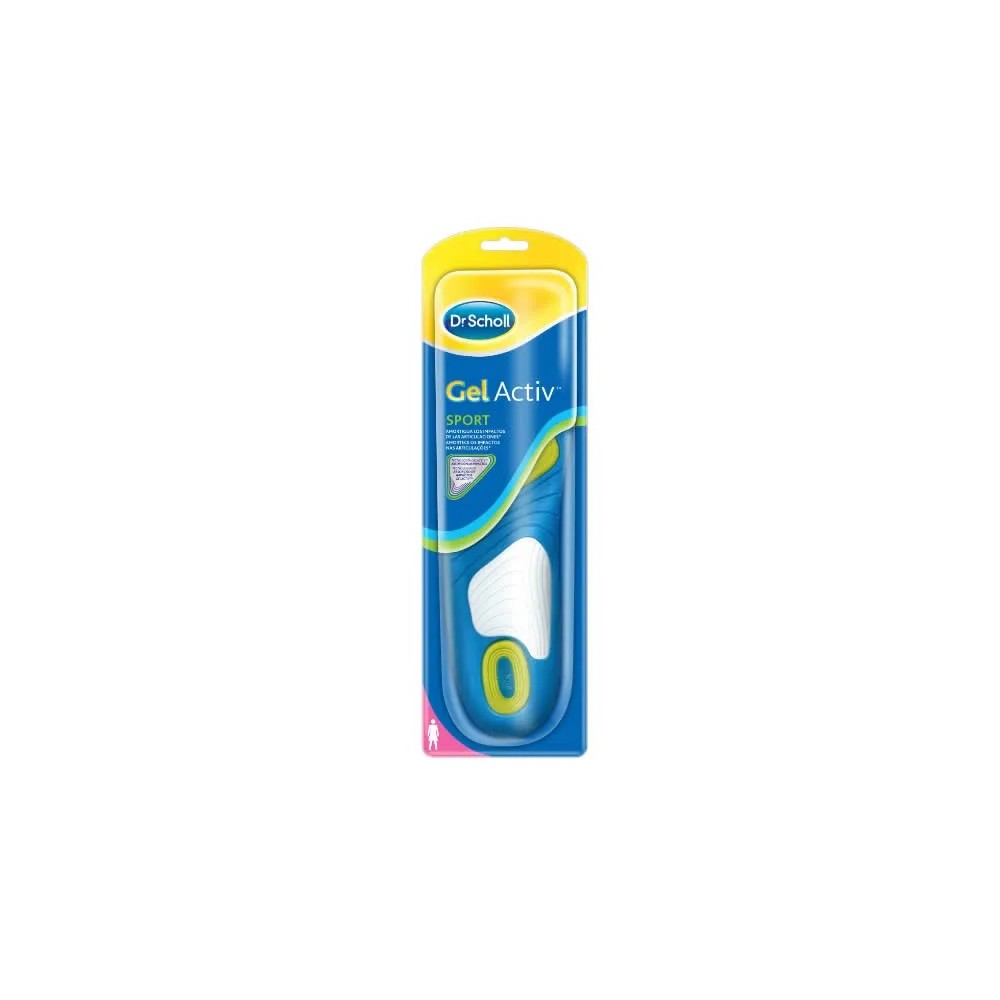 Scholl Gel Activ Sport Insoles For Women Size 38-42