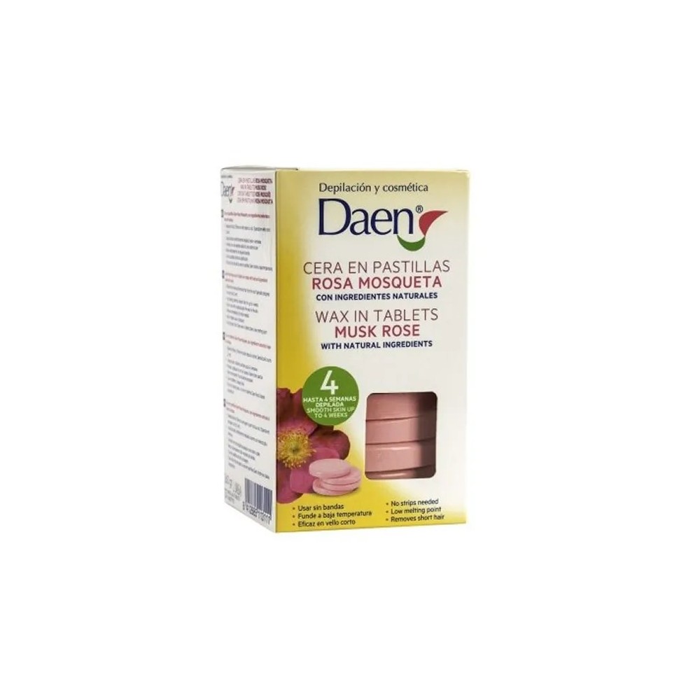 Daen Depilation Wax In Tablets Musk Rose 300g