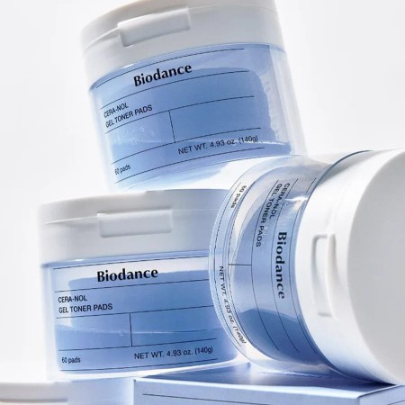 Biodance Ceranol Gel Toner Pads geliniai toniko diskeliai 60 vnt