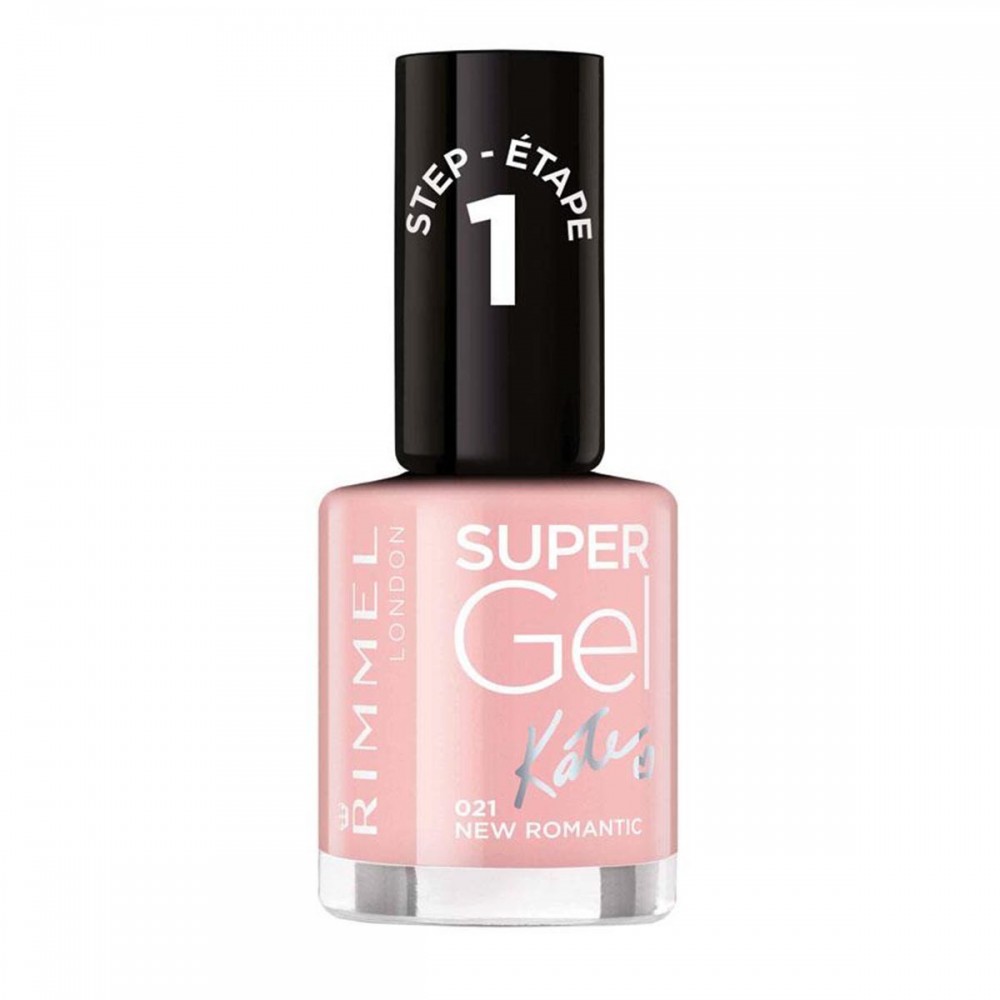 "Rimmel London Supergel Kate" nagų lakas 021 New Romantic