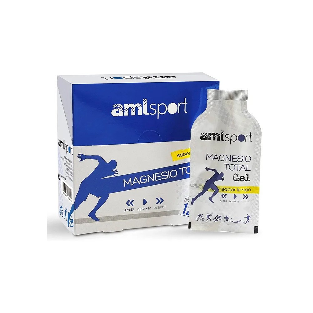 Amlsport Magnesium Total Gel Lemon 12 Sachets 