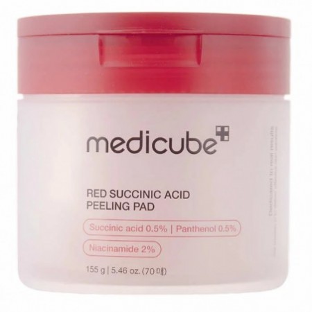 Medicube Red Succinic Acid Peeling Pad 70 Ud 155g