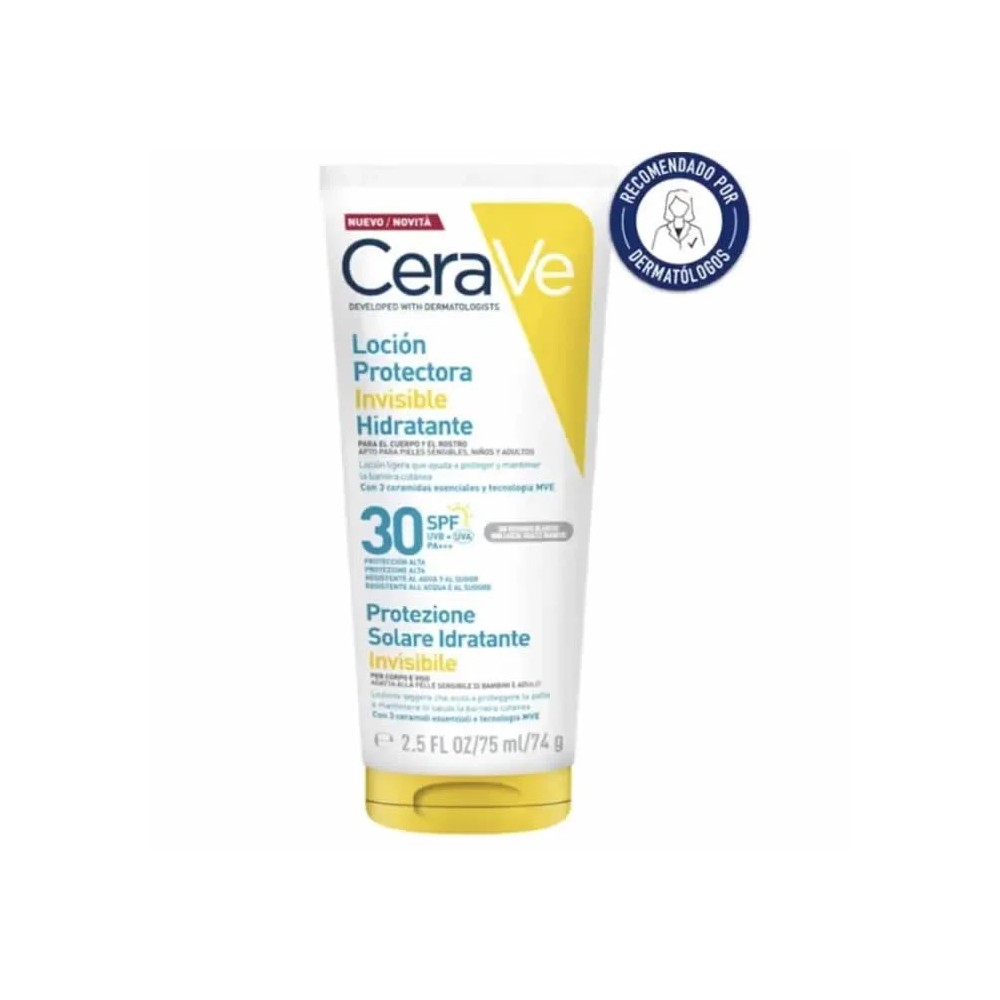 CeraVe Invisible Hydrating Protective Lotion Spf30 75ml