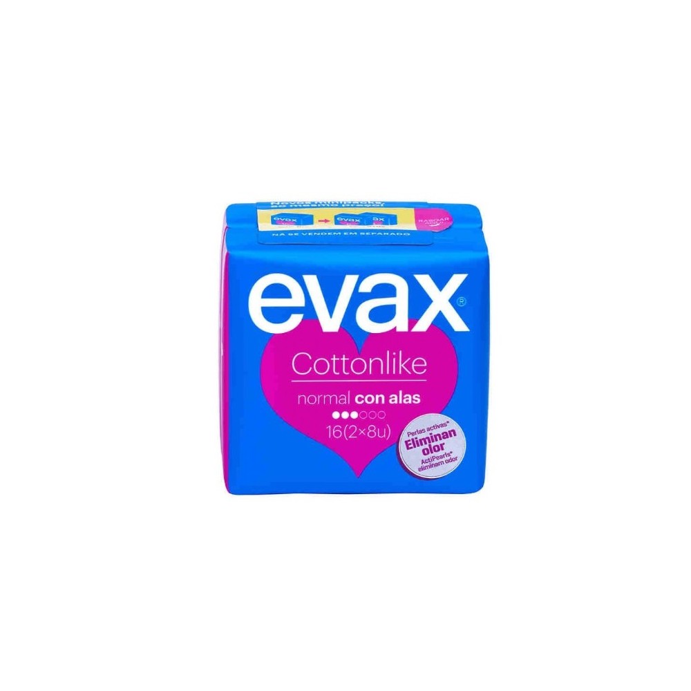 Evax Cottonlike Normal With Wings 16 Units