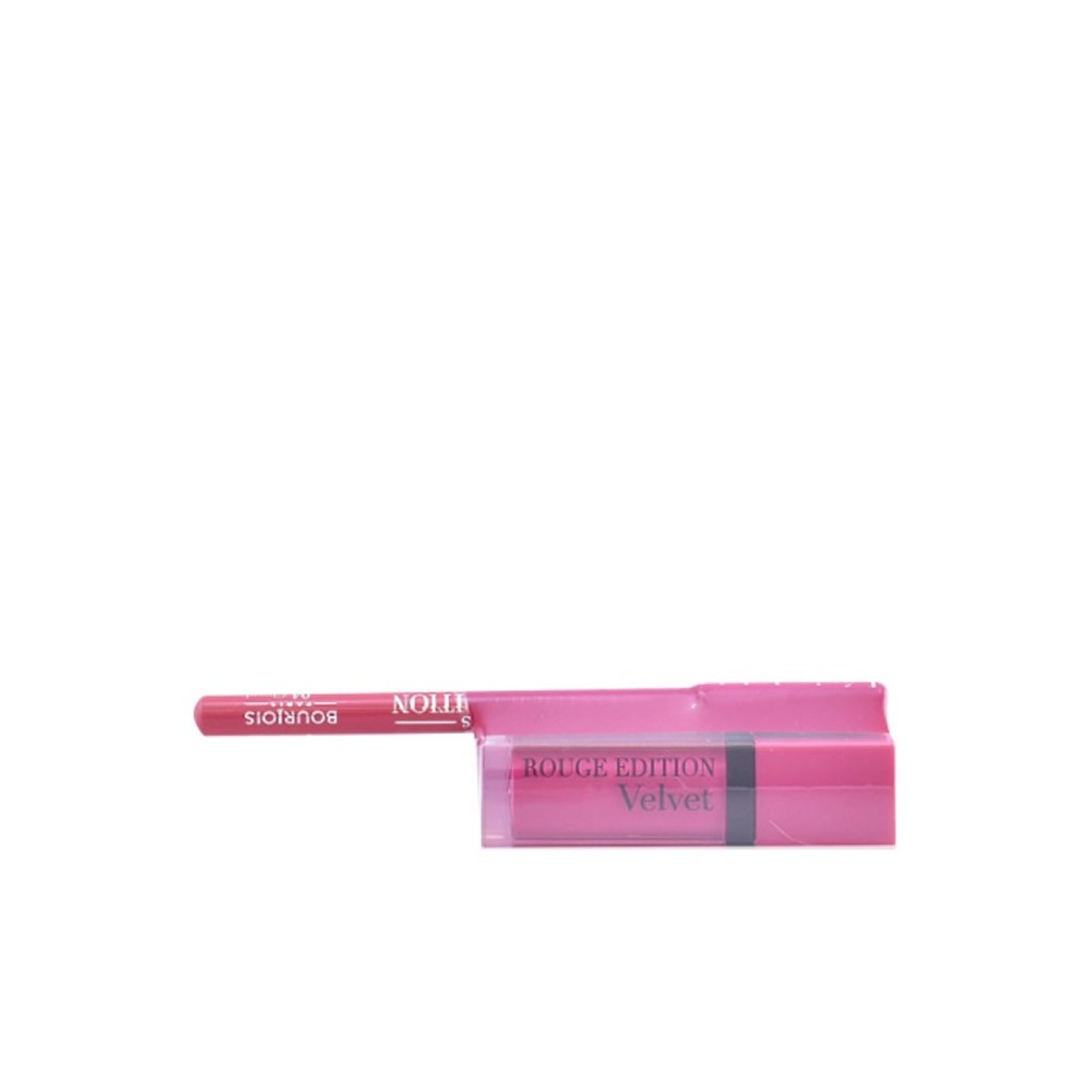 Bourjois Rouge Edition Velvet lūpų dažų rinkinys 06 Pink Pong 2 vnt