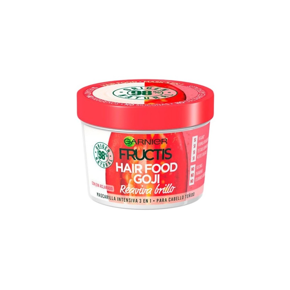 Garnier Fructis Hair Food Goji Revive Shine kaukė 390ml