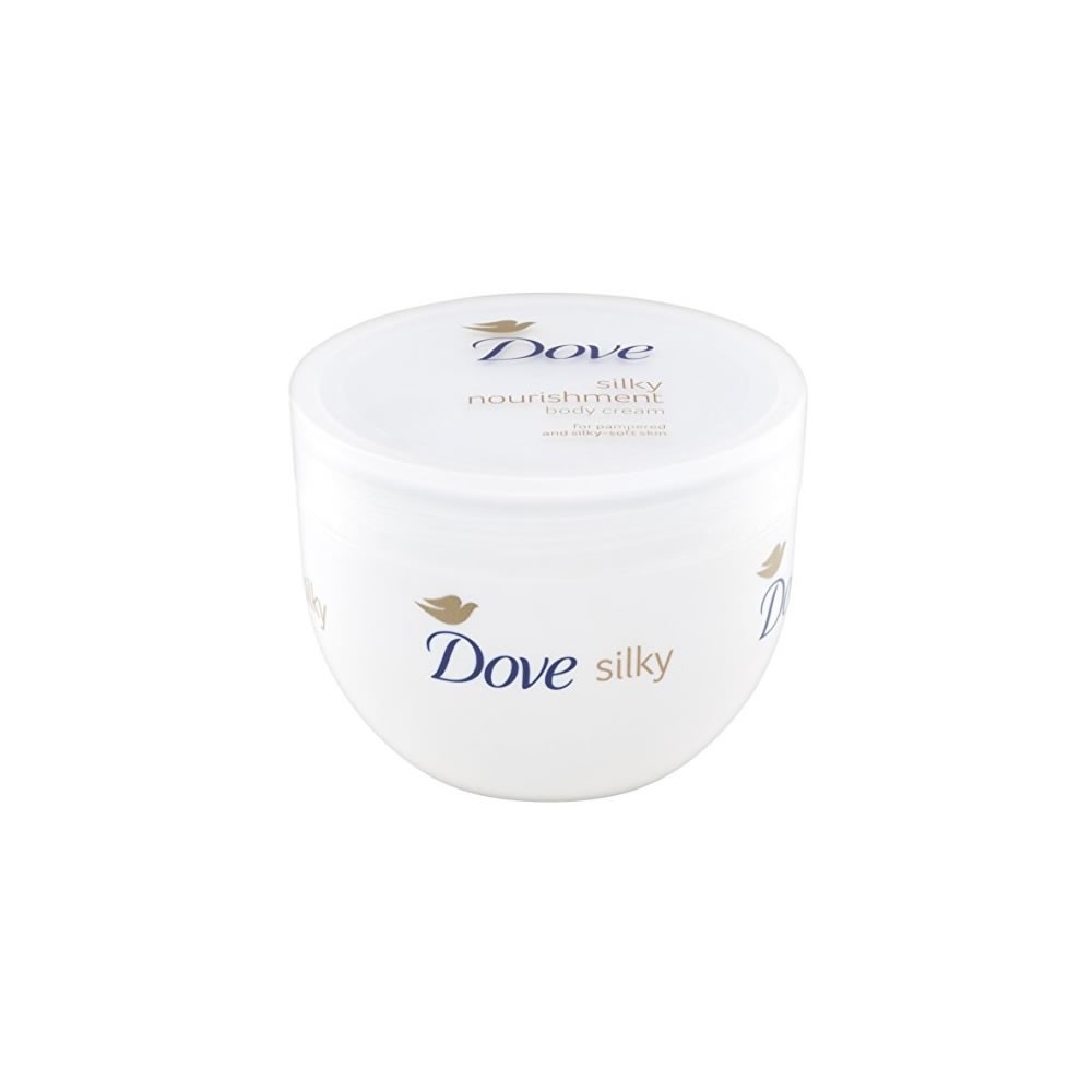 "Dove Silky" šilkinis kūno kremas 300 ml