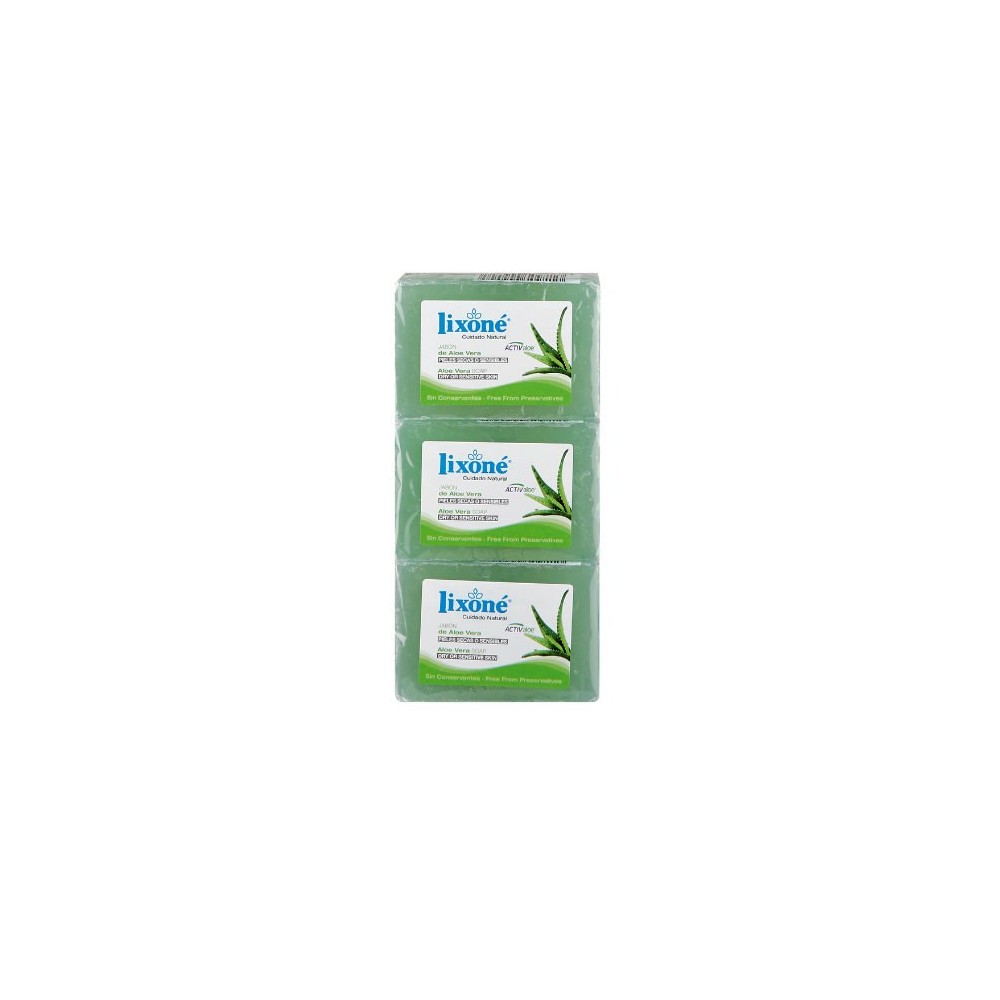 Lixoné Aloe Vera Soap Dry Or Sensitive Skin 3x125g