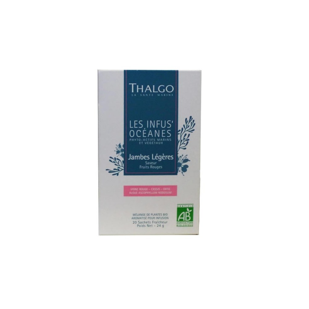 Thalgo Organic Jambes Légères Infusion 20 sandariai uždarytų paketėlių