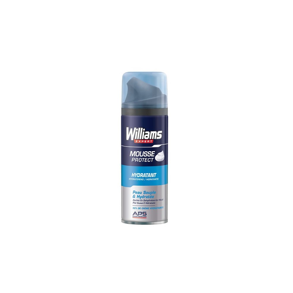 "William Expert Mousse Protect Hydratant" skutimosi putos 200ml