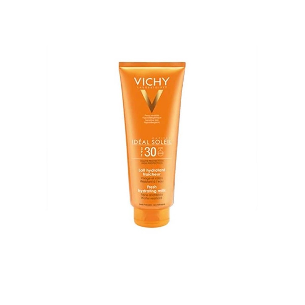 Vichy Idéal Soleil Fresh Hydroting Milk Spf30 drėkinantis losjonas nuo saulės 200ml