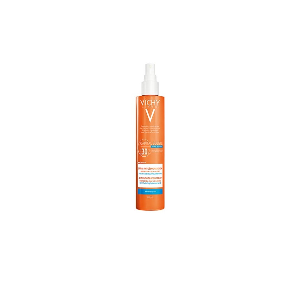 "Vichy Capital Soleil Beach Protect Spf30 Resistant Water" Vandeniui atspari apsaugos priemonė nuo saulės  200ml